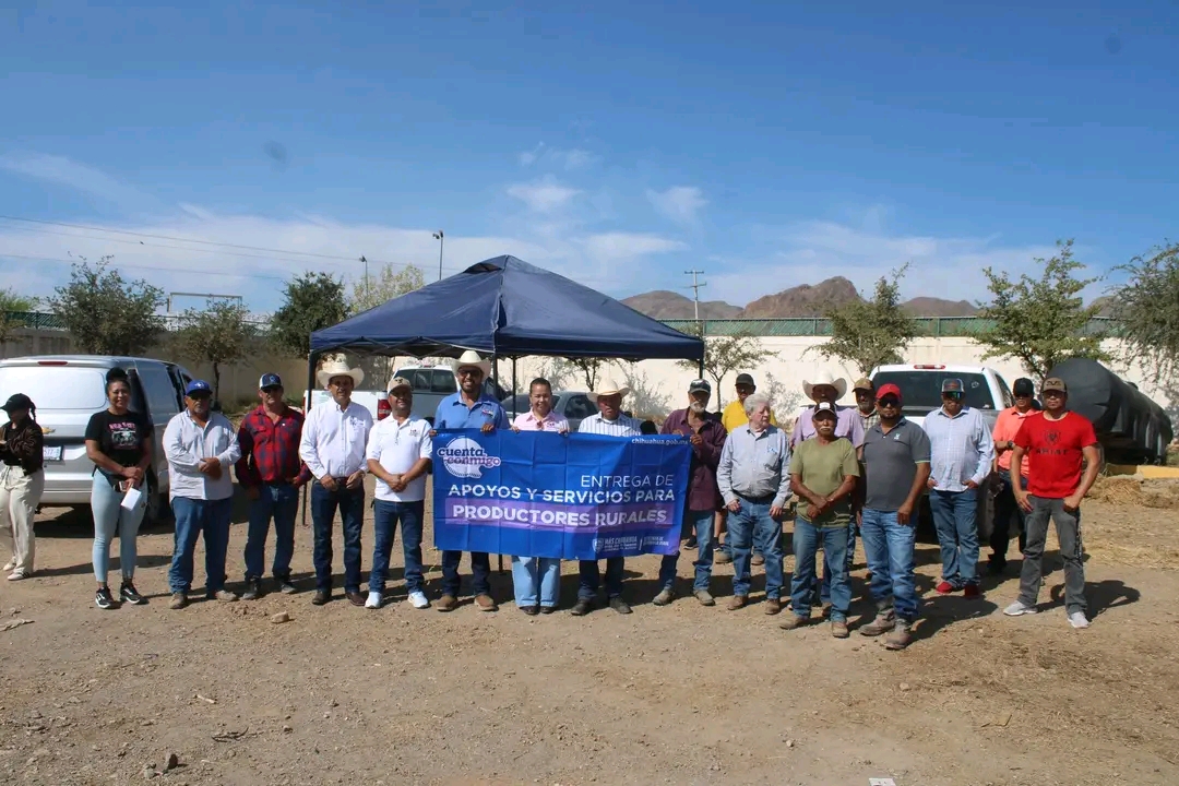 El campo de Aldama continúa recibiendo apoyo con entrega de fertilizante