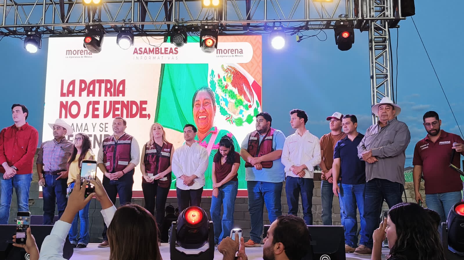 Amado Armendáriz participa en asambleas y respalda a Cruz Pérez Cuéllar para encabezar la coordinación de la 4T